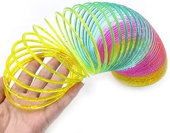 Amazon | レインボースプリング 大きい 8.7cm * 9cm キラキラ